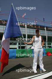 16.07.2006 Magny Cours, France,  Grid Girl - Formula 1 World Championship, Rd 11, French Grand Prix, Sunday Grid Girl