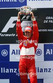 16.07.2006 Magny Cours, France,  Winner, Michael Schumacher (GER), Scuderia Ferrari - Formula 1 World Championship, Rd 11, French Grand Prix, Sunday Podium