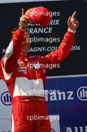 16.07.2006 Magny Cours, France,  1st place, Michael Schumacher (GER), Scuderia Ferrari - Formula 1 World Championship, Rd 11, French Grand Prix, Sunday Podium