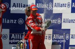 16.07.2006 Magny Cours, France,  1st place, Michael Schumacher (GER), Scuderia Ferrari - Formula 1 World Championship, Rd 11, French Grand Prix, Sunday Podium