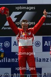 16.07.2006 Magny Cours, France,  1st place, Michael Schumacher (GER), Scuderia Ferrari - Formula 1 World Championship, Rd 11, French Grand Prix, Sunday Podium