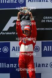 16.07.2006 Magny Cours, France,  1st place, Michael Schumacher (GER), Scuderia Ferrari - Formula 1 World Championship, Rd 11, French Grand Prix, Sunday Podium