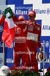 16.07.2006 Magny Cours, France,  1st place, Michael Schumacher (GER), Scuderia Ferrari - Formula 1 World Championship, Rd 11, French Grand Prix, Sunday Podium