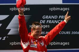 16.07.2006 Magny Cours, France,  1st place, Michael Schumacher (GER), Scuderia Ferrari - Formula 1 World Championship, Rd 11, French Grand Prix, Sunday Podium