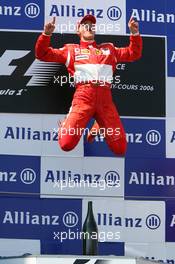 16.07.2006 Magny Cours, France,  1st place, Michael Schumacher (GER), Scuderia Ferrari - Formula 1 World Championship, Rd 11, French Grand Prix, Sunday Podium