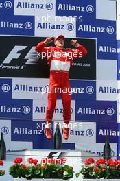 16.07.2006 Magny Cours, France,  1st place, Michael Schumacher (GER), Scuderia Ferrari - Formula 1 World Championship, Rd 11, French Grand Prix, Sunday Podium