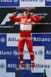 16.07.2006 Magny Cours, France,  Winner, Michael Schumacher (GER), Scuderia Ferrari - Formula 1 World Championship, Rd 11, French Grand Prix, Sunday Podium