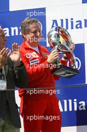 16.07.2006 Magny Cours, France,  Jean Todt (FRA), Scuderia Ferrari, Teamchief, General Manager, Team Principal - Formula 1 World Championship, Rd 11, French Grand Prix, Sunday Podium