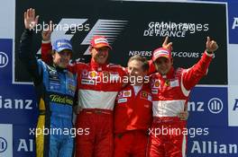 16.07.2006 Magny-Cours, France ** QIS, Quick Image Service ** July, Formula 1 World Championship, Rd 11, French Grand Prix - Every used picture is fee-liable. - EDITORS PLEASE NOTE: QIS, Quick Image Service is a special service for electronic media. QIS images are uploaded directly by the photographer moments after the image has been taken. These images will not be captioned with a text describing what is visible on the picture. Instead they will have a generic caption indicating where and when they were taken. For editors needing a correct caption, the high resolution image (fully captioned) of the same picture will appear some time later on www.xpb.cc. The QIS images will be in low resolution (800 pixels longest side) and reduced to a minimum size (format and file size) for quick transfer. More info about QIS is available at www.xpb.cc - This service is offered by xpb.cc limited - c Copyright: xpb.cc limited  