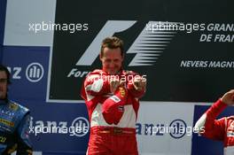 16.07.2006 Magny-Cours, France ** QIS, Quick Image Service ** July, Formula 1 World Championship, Rd 11, French Grand Prix - Every used picture is fee-liable. - EDITORS PLEASE NOTE: QIS, Quick Image Service is a special service for electronic media. QIS images are uploaded directly by the photographer moments after the image has been taken. These images will not be captioned with a text describing what is visible on the picture. Instead they will have a generic caption indicating where and when they were taken. For editors needing a correct caption, the high resolution image (fully captioned) of the same picture will appear some time later on www.xpb.cc. The QIS images will be in low resolution (800 pixels longest side) and reduced to a minimum size (format and file size) for quick transfer. More info about QIS is available at www.xpb.cc - This service is offered by xpb.cc limited - c Copyright: xpb.cc limited  