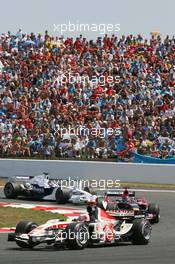 16.07.2006 Magny Cours, France,  Rubens Barrichello (BRA), Honda Racing F1 Team, RA106  - Formula 1 World Championship, Rd 11, French Grand Prix, Sunday Race