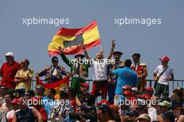 15.07.2006 Magny Cours, France,  Spanish Fans at the circuit - Formula 1 World Championship, Rd 11, French Grand Prix, Saturday Qualifying