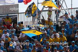 15.07.2006 Magny Cours, France,  Renauls fans - Formula 1 World Championship, Rd 11, French Grand Prix, Saturday