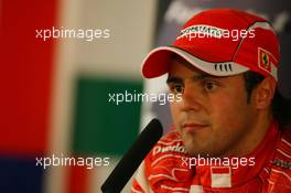 15.07.2006 Magny Cours, France,  Felipe Massa (BRA), Scuderia Ferrari - Formula 1 World Championship, Rd 11, French Grand Prix, Saturday Press Conference