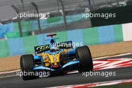 15.07.2006 Magny Cours, France,  Fernando Alonso (ESP), Renault F1 Team, R26 - Formula 1 World Championship, Rd 11, French Grand Prix, Saturday Practice