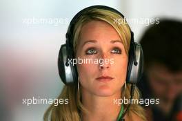 15.07.2006 Magny Cours, France,  Liselore Kooijman (NED), girlfriend of Christijan Albers (NED) - Formula 1 World Championship, Rd 11, French Grand Prix, Saturday