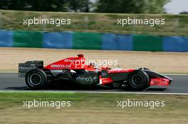 15.07.2006 Magny Cours, France,  Tiago Monteiro (POR), Midland MF1 Racing, Toyota M16 - Formula 1 World Championship, Rd 11, French Grand Prix, Saturday Practice