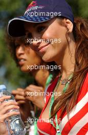 15.07.2006 Magny Cours, France,  Formula Una girl - Formula 1 World Championship, Rd 11, French Grand Prix, Saturday