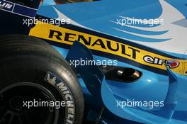 15.07.2006 Magny Cours, France,  Renault F1 Team, R26, Aerodynamic detail - Formula 1 World Championship, Rd 11, French Grand Prix, Saturday