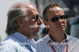 15.07.2006 Magny Cours, France,  David Richards (GBR), Owner of Prodrive and David Lapworth (GBR) of Prodrive - Formula 1 World Championship, Rd 11, French Grand Prix, Saturday