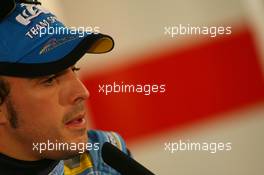 15.07.2006 Magny Cours, France,  Fernando Alonso (ESP), Renault F1 Team - Formula 1 World Championship, Rd 11, French Grand Prix, Saturday Press Conference