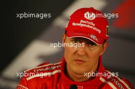 15.07.2006 Magny Cours, France,  Michael Schumacher (GER), Scuderia Ferrari - Formula 1 World Championship, Rd 11, French Grand Prix, Saturday Press Conference