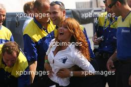 16.07.2006 Magny Cours, France,  A Girl in the paddock - Formula 1 World Championship, Rd 11, French Grand Prix, Sunday