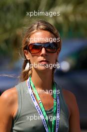 16.07.2006 Magny Cours, France,  Girl in the paddock - Formula 1 World Championship, Rd 11, French Grand Prix, Sunday