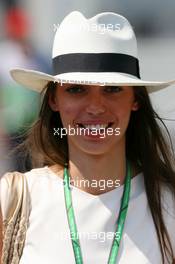 16.07.2006 Magny Cours, France,  Girl in the paddock - Formula 1 World Championship, Rd 11, French Grand Prix, Sunday