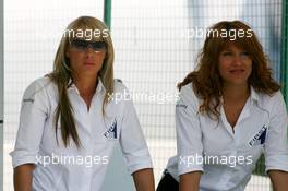 16.07.2006 Magny Cours, France,  Hot security girls - Formula 1 World Championship, Rd 11, French Grand Prix, Sunday