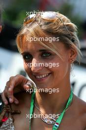 16.07.2006 Magny Cours, France,  Girl in the paddock - Formula 1 World Championship, Rd 11, French Grand Prix, Sunday