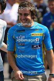 16.07.2006 Magny Cours, France,  Fernando Alonso (ESP), Renault F1 Team, Portrait - Formula 1 World Championship, Rd 11, French Grand Prix, Sunday