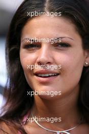 16.07.2006 Magny Cours, France,  Girl in the paddock - Formula 1 World Championship, Rd 11, French Grand Prix, Sunday