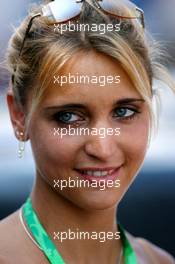 16.07.2006 Magny Cours, France,  Girl in the paddock - Formula 1 World Championship, Rd 11, French Grand Prix, Sunday