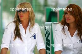 16.07.2006 Magny Cours, France,  Security girls - Formula 1 World Championship, Rd 11, French Grand Prix, Sunday