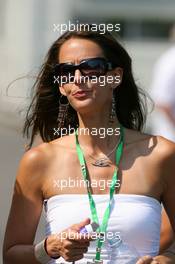 16.07.2006 Magny Cours, France,  Girl in the paddock - Formula 1 World Championship, Rd 11, French Grand Prix, Sunday