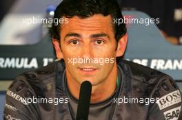 13.07.2006 Magny Cours, France,  Pedro de la Rosa (ESP), Test driver Team McLaren Mercedes, Portrait - Formula 1 World Championship, Rd 11, French Grand Prix, Thursday Press Conference