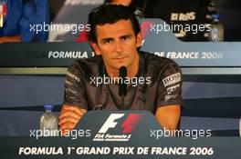 13.07.2006 Magny Cours, France,  Pedro de la Rosa (ESP), Team McLaren Mercedes, Portrait - Formula 1 World Championship, Rd 11, French Grand Prix, Thursday Press Conference