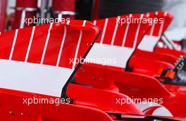 13.07.2006 Magny Cours, France,  Ferrari engine covers - Formula 1 World Championship, Rd 11, French Grand Prix, Thursday