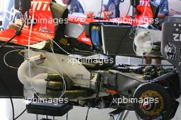 13.07.2006 Magny Cours, France,  Midland MF1 Racing, Engine Detail - Formula 1 World Championship, Rd 11, French Grand Prix, Thursday