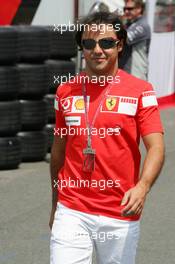 13.07.2006 Magny Cours, France,  Felipe Massa (BRA), Scuderia Ferrari, Portrait - Formula 1 World Championship, Rd 11, French Grand Prix, Thursday