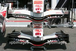 13.07.2006 Magny Cours, France,  Honda Racing has different front wings available - Formula 1 World Championship, Rd 11, French Grand Prix, Thursday