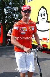 13.07.2006 Magny Cours, France,  Michael Schumacher (GER), Scuderia Ferrari, Portrait - Formula 1 World Championship, Rd 11, French Grand Prix, Thursday