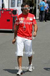 13.07.2006 Magny Cours, France,  Felipe Massa (BRA), Scuderia Ferrari, Portrait - Formula 1 World Championship, Rd 11, French Grand Prix, Thursday