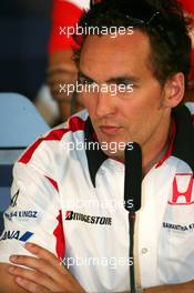 13.07.2006 Magny Cours, France,  Franck Montagny (FRA), Test driver Super Aguri F1, Portrait - Formula 1 World Championship, Rd 11, French Grand Prix, Thursday Press Conference