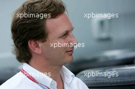 13.07.2006 Magny Cours, France,  Christian Horner (GBR), Team Principal Red Bull Racing - Formula 1 World Championship, Rd 11, French Grand Prix, Thursday