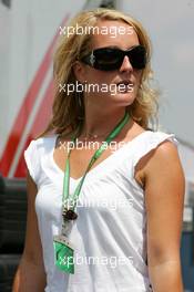 13.07.2006 Magny Cours, France,  Liselore Kooijman (NED), girlfriend of Christijan Albers (NED) - Formula 1 World Championship, Rd 11, French Grand Prix, Thursday