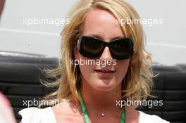 13.07.2006 Magny Cours, France,  Liselore Kooijman (NED), girlfriend of Christijan Albers (NED) - Formula 1 World Championship, Rd 11, French Grand Prix, Thursday