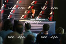 09.06.2006 Silverstone, England,  Max Mosley (GBR), FIA President - Formula 1 World Championship, Rd 8, British Grand Prix, Friday