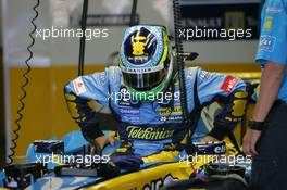 09.06.2006 Silverstone, England,  Giancarlo Fisichella (ITA), Renault F1 Team - Formula 1 World Championship, Rd 8, British Grand Prix, Friday Practice